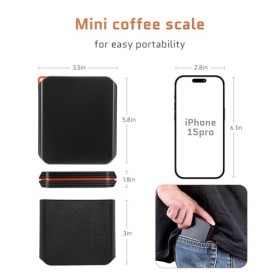Balance Électronique à Café, Pèse-Café Numérique