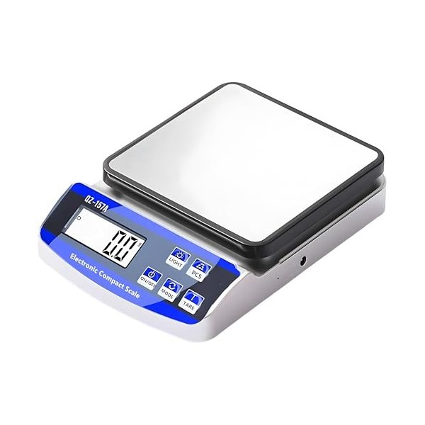 Retoo Balance de cuisine numérique en acier inoxydable, charge jusquà 15 kg et précision jusquà 1 g, balance numérique avec