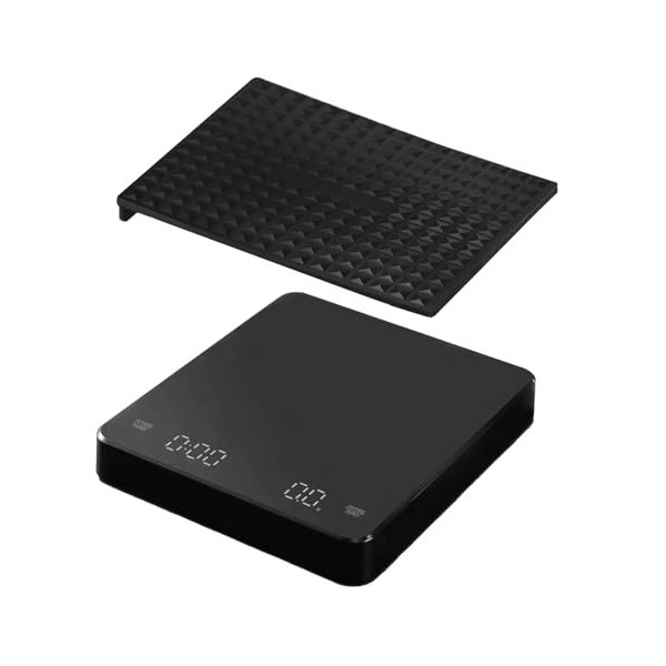 Balance à café numérique avec affichage LED et minuterie automatique