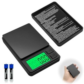 Pofgwjz Balance de Precision 1000/0.01g, Avec éCran Lcd Balance Precision, Balance de PréCision Portable, Avec 7 UnitéS de Pe