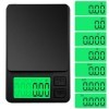 Pofgwjz Balance de Precision 1000/0.01g, Avec éCran Lcd Balance Precision, Balance de PréCision Portable, Avec 7 UnitéS de Pe