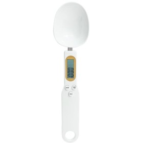 LEIBOCHAO Cuillere Balance Digitale 0,5g Jusquà 500g, Écran LCD, 4 Unités de Pesage g, oz, gn, ct , Cuillere Doseuse Gramme