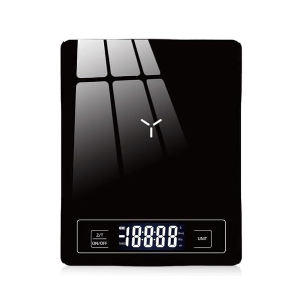 Balance de cuisine numérique 5 kg/0,1 g - Balance de cuisine - Balance de cuisine de haute précision - Avec écran LCD - Balan