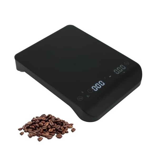 YUNYODA Balance de cuisine numérique, balance de cuisine avec minuteur, balance de cuisine précise 0,1 g/3 kg, arrêt automati