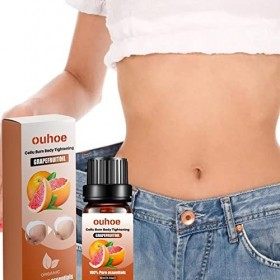 Gouttes de pamplemousse - Huile essentielle délimination de la cellulite hydratante pour la peau - Huiles de massage sculpta