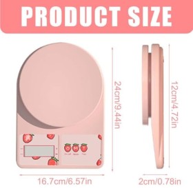 Tomedeks Balance de Précision 3.0kg/0.1g,Balance de Cuisine Balance de Poche Balances de Bijoux,Haute PréCision Balance Élect