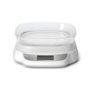 Wintem Balance de cuisine numérique 20,8 x 19,2 cm avec écran LCD Capacité jusquà 5 kg - Plate-forme en acier inoxydable rés