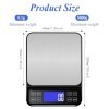 Balance Alimentaire Haute Précision, Balance Professionnelle Alimentaire, LCD Échelles Multifonctionnelles, Balance de Cuisin