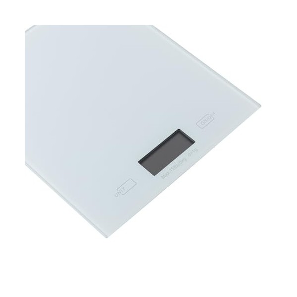 Botti Mono balance de cuisine blanc | Mesure de haute précision précision 1 g | Plage de mesure jusquà 5.000 g | Indicateu