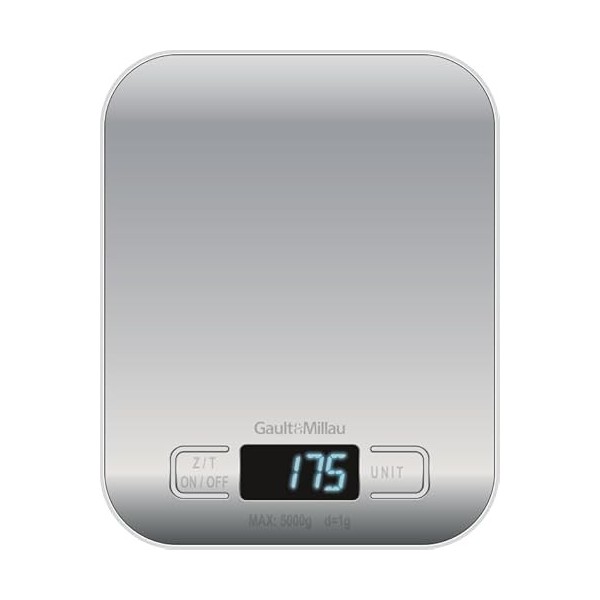 GAULT&MILLAU - Balance de Cuisine - Précision et élégance pour Toutes Vos Recettes - Design Compact et Pratique - Lot de 1, I