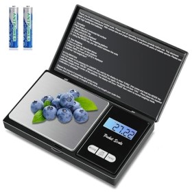 Balance de Precision 500g/0.01g, Balance de Poche avec Écran LCD Rétroéclairé,Petit Balance de Bijoux Balance de Cuisine de H