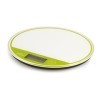 EASY MAKE KU6096/2WEB Balance Digitale Ronde Plastique/Verre Vert 18 x 1, 70 cm