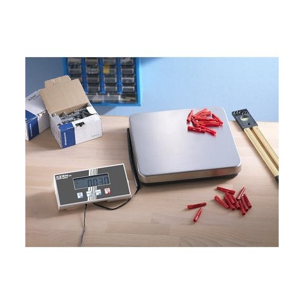 Paquet de balance alimentaire et Vétérinaire avec grande surface de pesée [Kern EOB 60 K20L] Précision jusquà 20 g, capacité