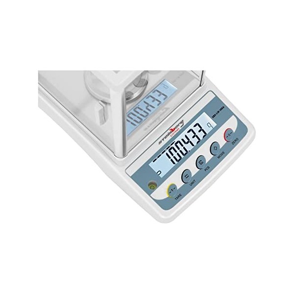 Steinberg Systems - SBS-LW- 300A - Balance de précision - 300 g/0,001 g - LCD - Plaque de pesée en acier inoxydable