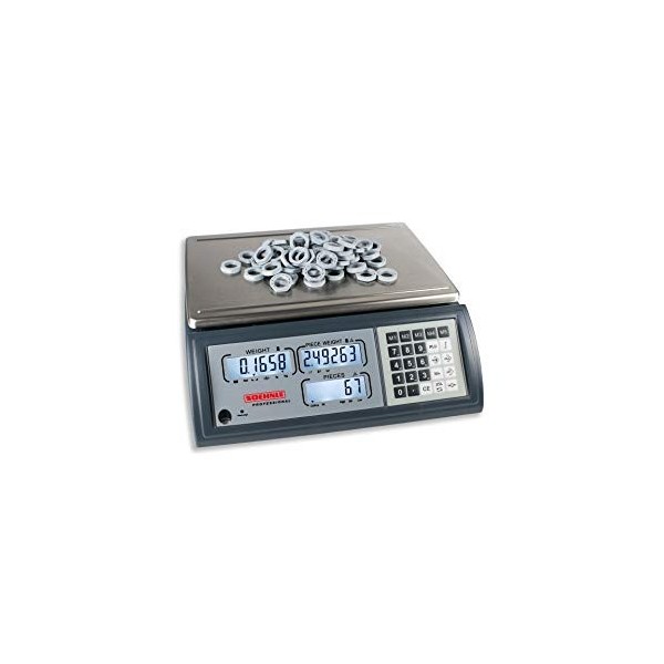 SOEHNLE PROFESSIONAL Balance de comptage 9221 Max. 45 kg Graduation 1 g
