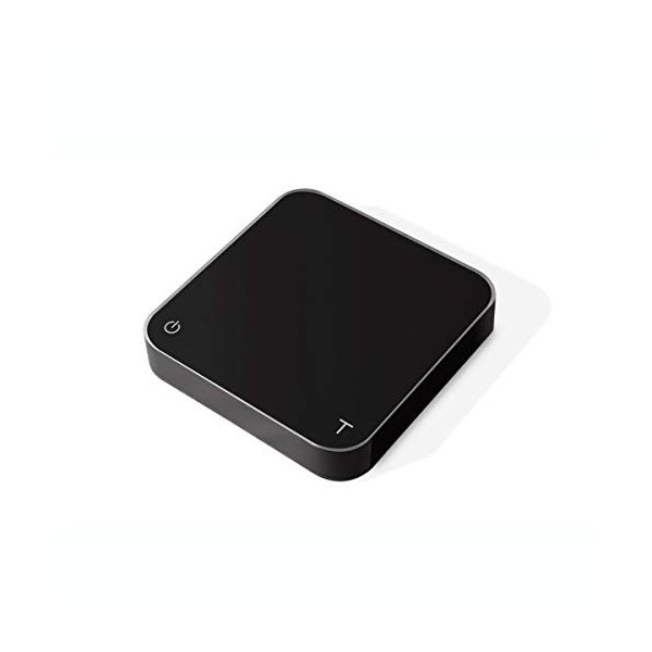 Acaia Balance Connectée Pearl - Couleur Noir Nacré - Slow Coffee Barista - Gestion Grammage, Temps, Débit dInfusion