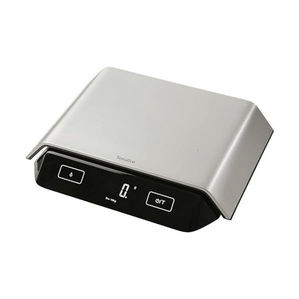 TERRAILLON - SUPREME - Balance de cuisine électronique Professionnelle, Large plateau Inox, IP52, Grand écran LCD, Capacité 1