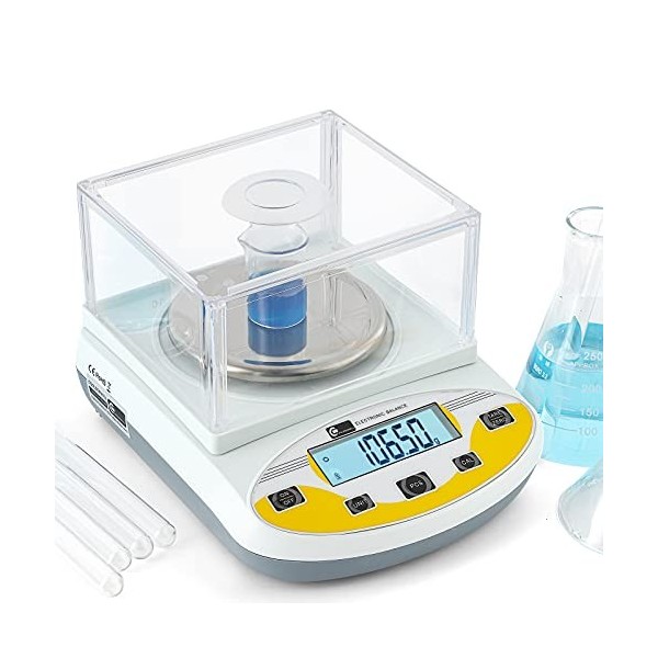CGOLDENWALL Balances Numériques de Précision 0.01g Lab Analytical Balance Électronique Balance de Bijoux Balance de Pesée pou...