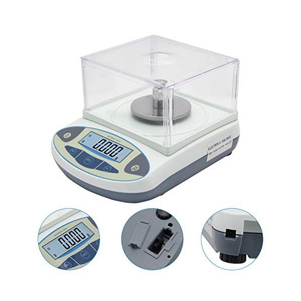 Bonvoisin 100-500g 0.001g Balance Analytique Électrique de Laboratoire de Haute Précision Balance Scientifique de Bijoux de C