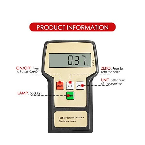 Therm La Mode Balance de réfrigérant électronique Balance de récupération de charge sans fil pour boîtier portatif à distance