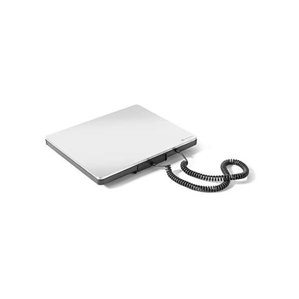 HENDI Balance de cuisine numérique, écran digital LCD, haute précision, max. 200 kg, 2 piles AAA de 1,5 V incluses, 298x248x 