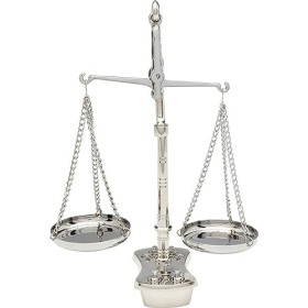 Kare Objet décoratif Design - Argenté - en Laiton nickelé - 23 x 17 x 7 cm H x l x P 