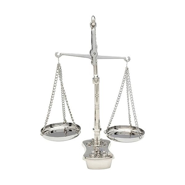 Kare Objet décoratif Design - Argenté - en Laiton nickelé - 23 x 17 x 7 cm H x l x P 