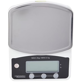 Vogue Balance numérique à petite plate-forme non estampillée par le gouvernement 3 kg Grad. 0.5g kg/lb