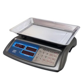 ANMECS Balance électronique professionnelle 40 kg avec écran LED - Haute précision, plaque en acier inoxydable, idéale pour l