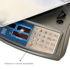 ANMECS Balance électronique professionnelle 40 kg avec écran LED - Haute précision, plaque en acier inoxydable, idéale pour l