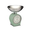 Living Nostalgia Kitchencraft Balance de Cuisine Mécanique, Sauge Anglaise, 25 X 25 X 30 cm
