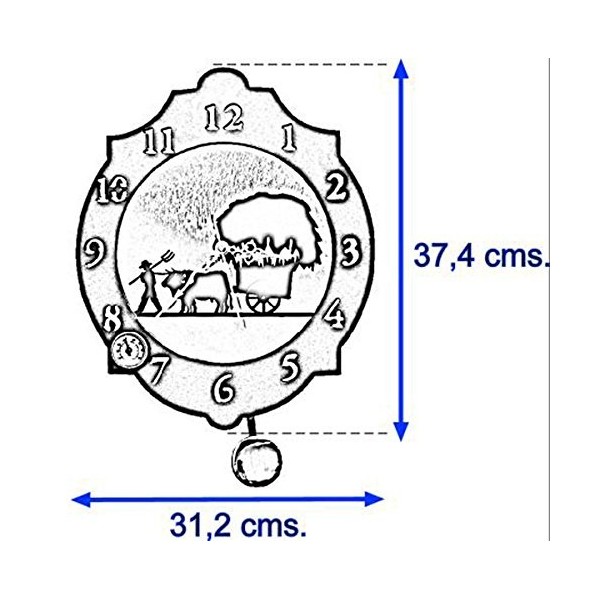 Imex El Zorro Le Renard 11303 Balance Montre yuntas de bœufs 374 x 312 mm