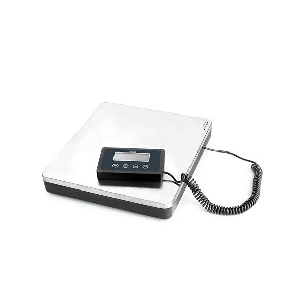 Lacor - 61724 - Balance de Cuisine, Poids de cuisine, Plate-forme de balance portable, Extra plat, Acier inoxydable, Fonction