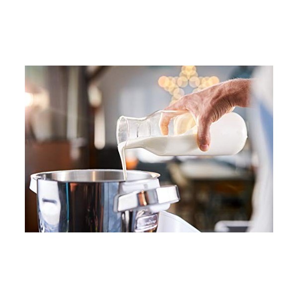 Moulinex Accessoire Robot Cuiseur Companion, Balance connectée via Bluetooth, Balance de cuisine électronique XF38E100