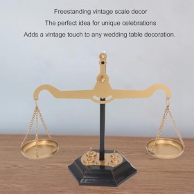 Balance Davocat en Métal Vintage, Balance Davocat en Métal Vintage Multifonctionnelle de la Balance de Justice, Organisateu