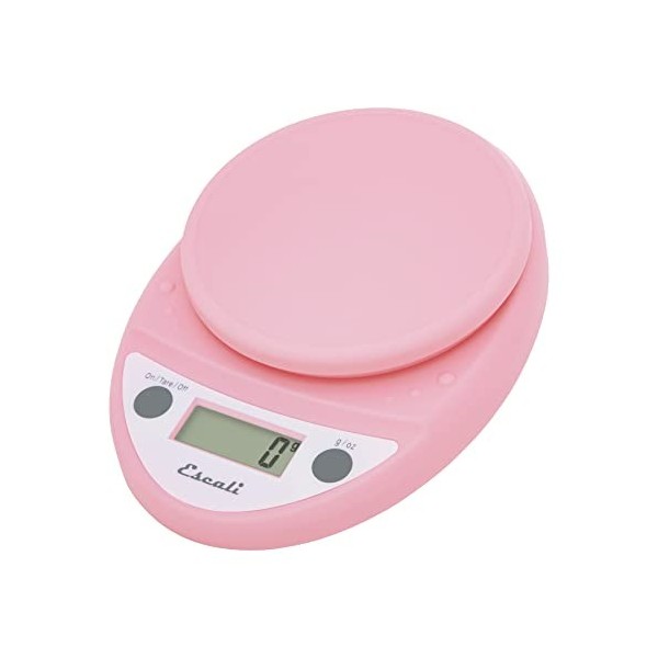 Escali P115C Balance de Cuisine Primo, Balance Numérique pour Cuisiner, Accessoires Cuisine, Ideal pour Dosages, 5 kg 11 LB 