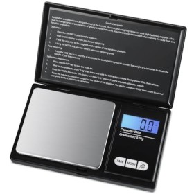 AMIR Balance de Precision 0.01g, 200g/0.01g, Balance de Poche avec Écran LCD, Petite Balance de Bijoux, Balance de Cuisine, B