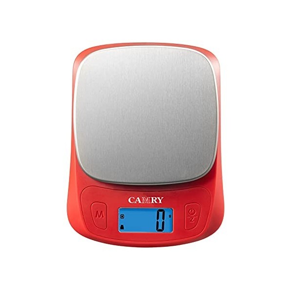 CAMRY Balance de Cuisine Numérique Ultra Mince Poids lb/oz/ml/g/lb Mini Balance Électronique Professionnelle Haute Précision 