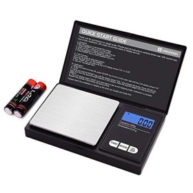 UNIWEIGH Balance à Grammes,200 gx0.01g 0.001 oz Balance digitale de poche,Balance électronique intelligente,Mini balance por
