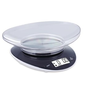 SENSSUN Balances de cuisine numériques Balances électroniques pour aliments avec grand écran LCD noir 