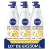 NIVEA Lait Hydratant Corps Fermeté Q10 + Vitamine C Peaux Normales 1 x 250 ml , Lait corps enrichi en Co-Enzyme Q10 & Vitami