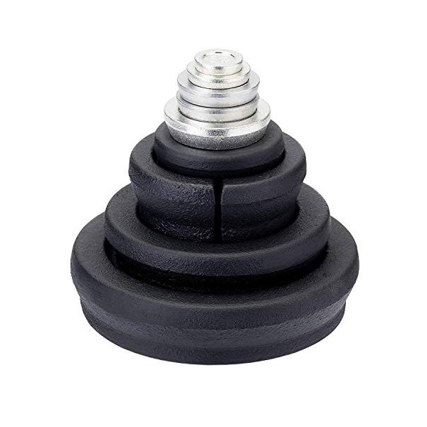 KitchenCraft Living Nostalgia - Poids pour Balance de Cuisine Traditionnelle, Fonte de Fer, Lot de 10