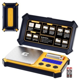 GRAM PRES Balance numérique de poche 300g x 0.01g, petite balance portable de précision, poids numérique en grammes et en onc