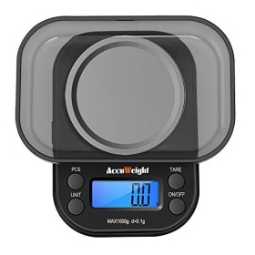 ACCUWEIGHT 255 Mini Balances de Laboratoire Balance de Poche 0,01g de Precision Électronique Balance de Bijoux avec Écran LCD