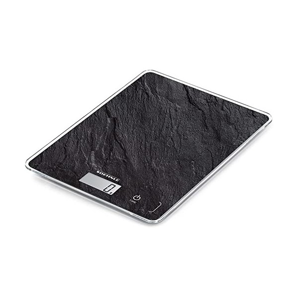 Soehnle Page Compact 300, balance de cuisine multifonctions compacte & élégante, balance alimentaire de haute précision, pèse