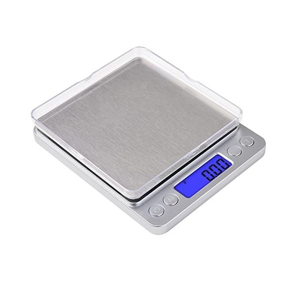Diyife Balance de Précision 500g 0.01g, Balance de Cuisine Balance de Poche Balances de Bijoux, Haute PréCision Balance Élect