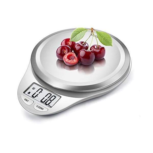 CAMRY Balance de cuisine Balance numérique Balance électronique professionnelle avec précision jusquà 1g Poids maximum 5kg A