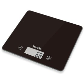 TERRAILLON - Balance de Cuisine électronique -Plateu verre - Tare, Conversions Liquides - Ultra-Fine - Portée 5 kg -Graduatio