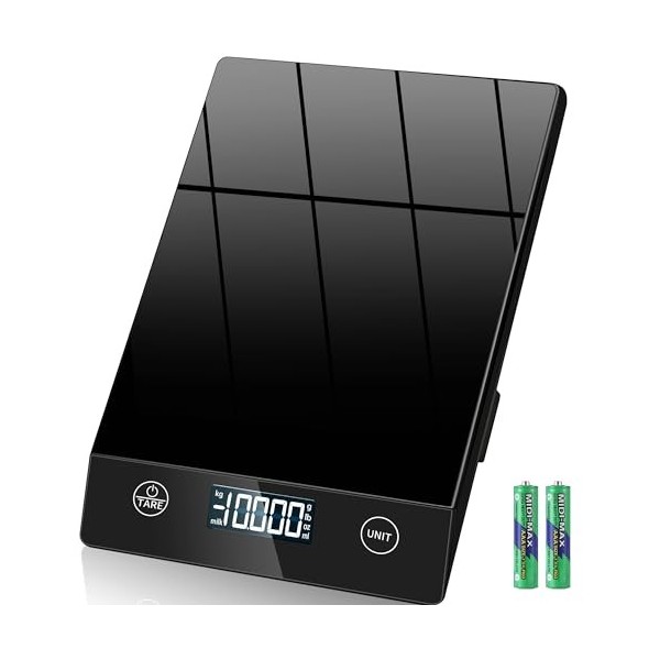 Balance de Cuisine Precision Numérique, Balance de Cuisson électronique de Alimentaire Multifonctionnel, 10kg/22lb, 6 Unités