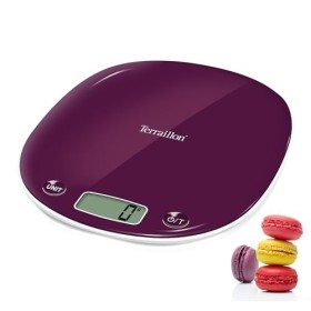 TERRAILLON Balance de Cuisine Électronique - Tare, Conversions Liquides, Poignée intégrée, Portée 5 kg, Précision 1g - Modèle